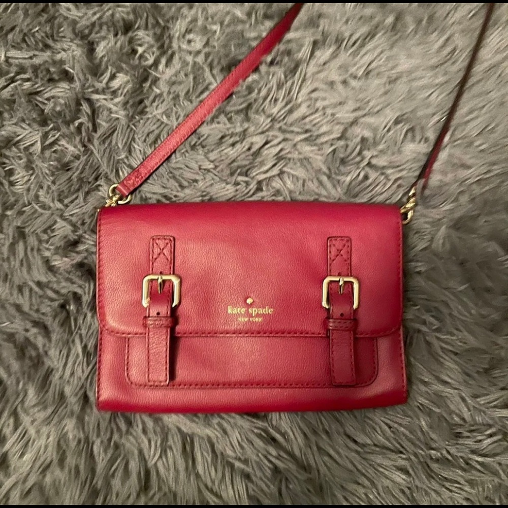 Kate Spade Red Crossbody Bag